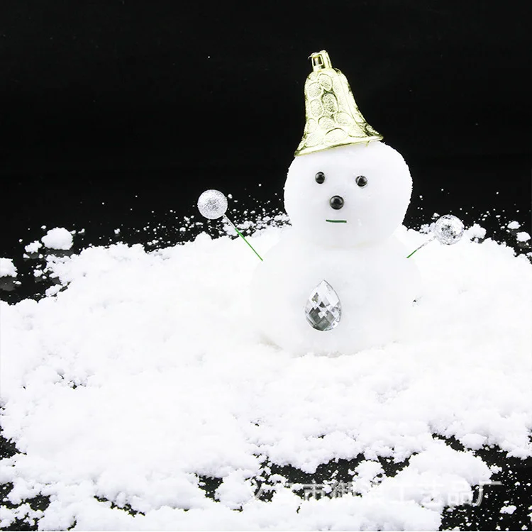 50-500 г искусственный снег Снежный порошок быстрого приготовления пушистая Снежинка супер абсорбент Замороженные вечерние реквизит для рождественской вечеринки