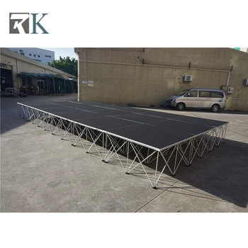 

High bearing portable smart stage platform desk folding riser for event concert wedding