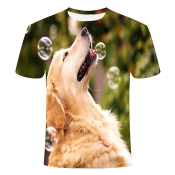 

New Children Animal 3DT Shirt Summer Autumn New Dog Cartoon Tees Fashion Casual 3D Shirt Boy Girl Short Sleeve Pop Christmas