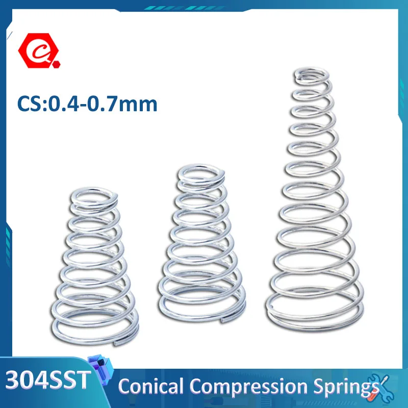 String Spring Tower Springs Pressure Compression Release 304 A2  Stainless Steel