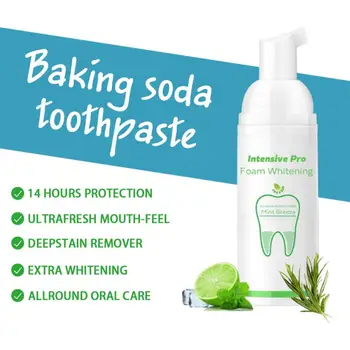 

30ml tooth whitening foam toothpaste natural mouthwash to remove bad breath tooth care toothpaste TSLM2