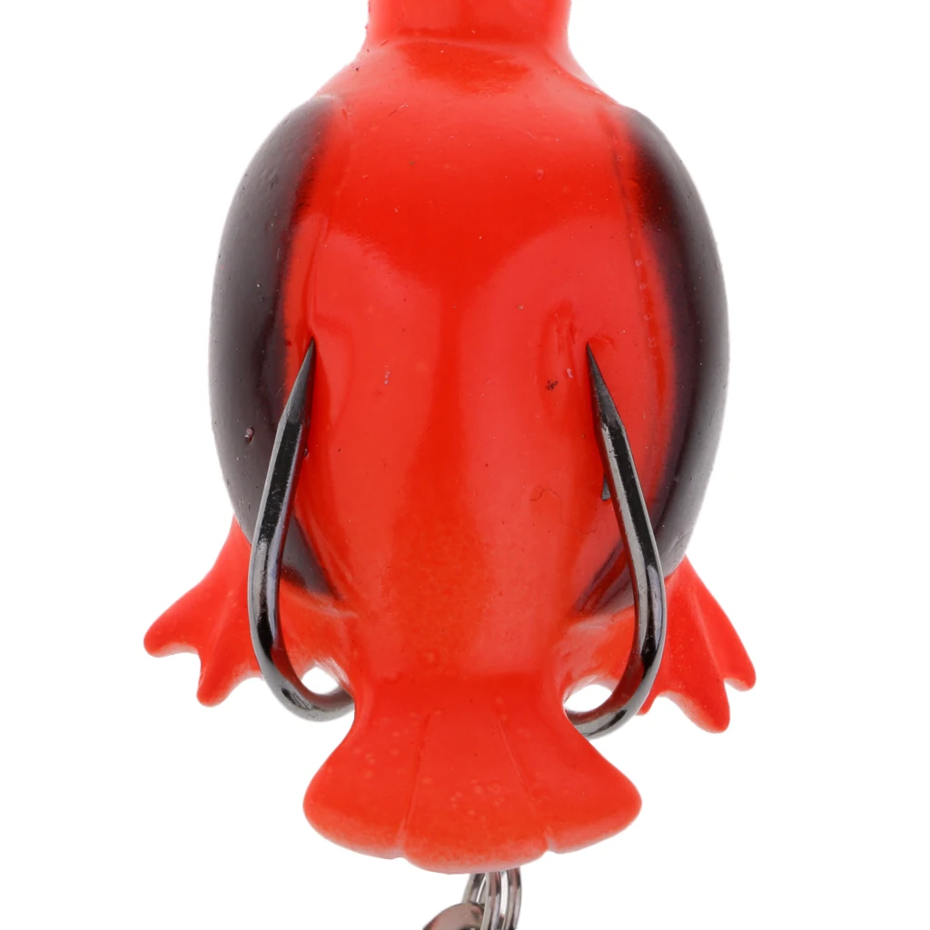 1 Piece 7cm 3D Eyes Little Duck Soft Fishing Lure Silicone Crankbaits Strong Fish Attracting Accessories