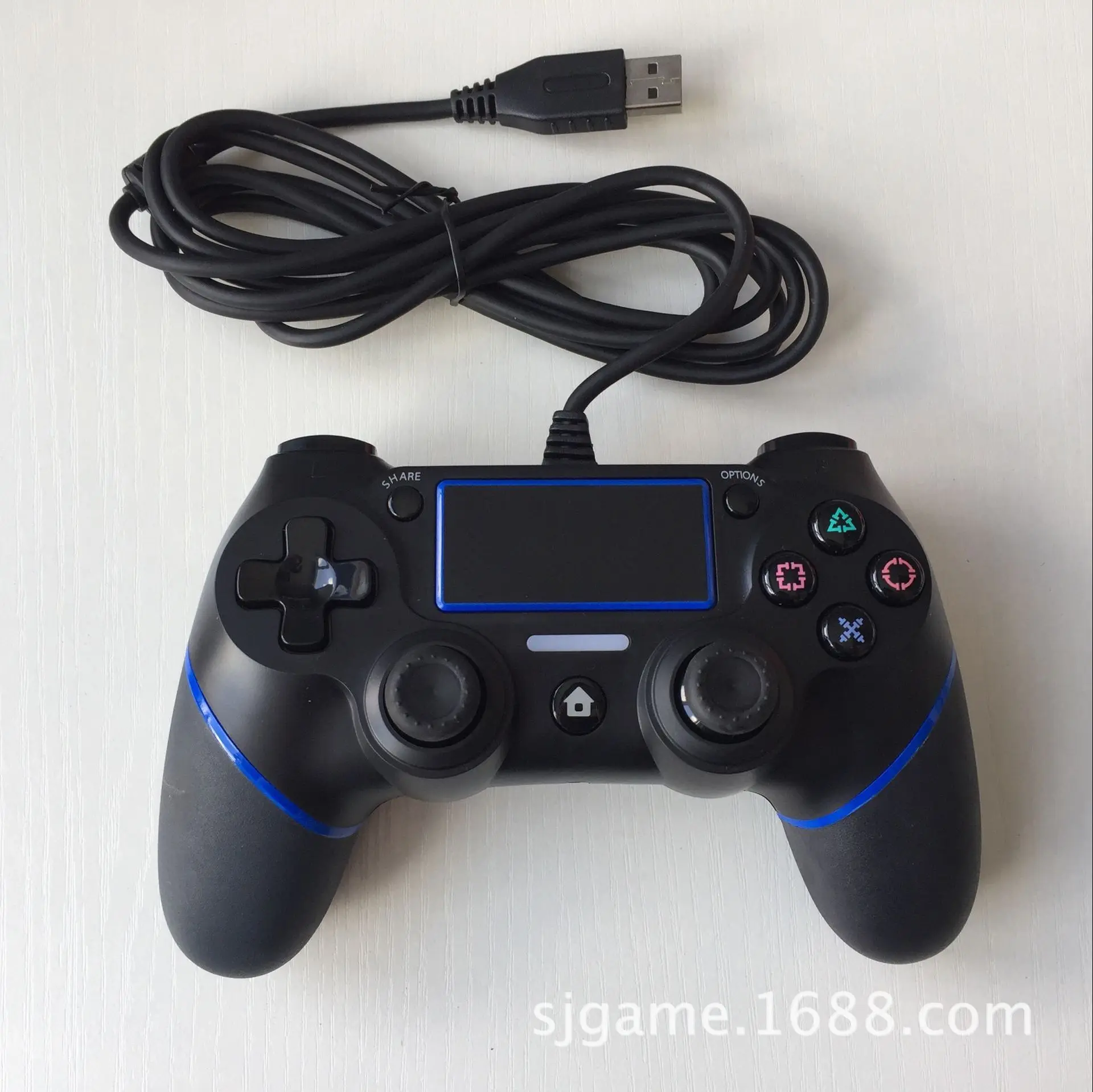 Противозаконная модель сумки пластиковая ручка PS4 Проводная ручка PS4 ручка проводной игровой консоли новая программа стабильное качество