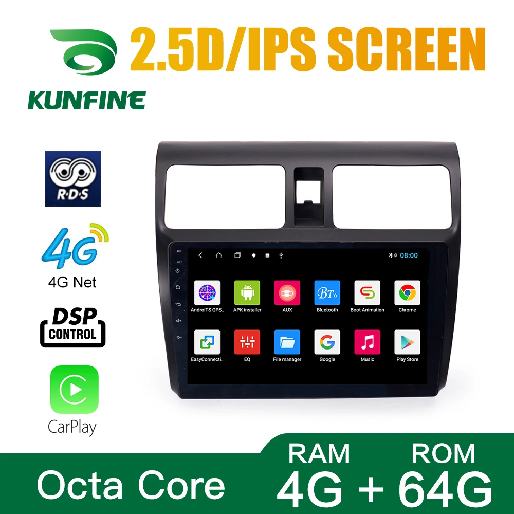 Восьмиядерный 1024*600 Android 8 1 автомобильный DVD GPS навигационный плеер Deckless стерео для