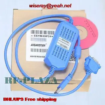 

DHL/EMS 10pcs Programming cable CS1W-CIF31 for Omron WIN10/8/7 Vista USB to RS232 Conversion-A5