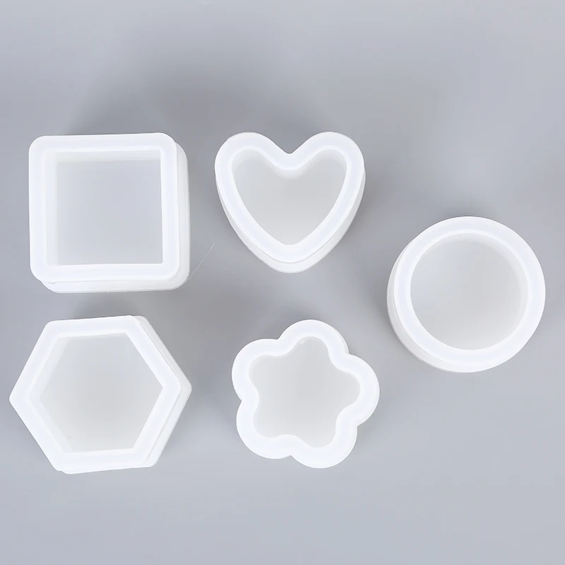 Прозрачная силиконовая форма ожерелье Lanugo Плесень Смола декоративное ремесло DIY шестиугольная коробка для хранения формы для эпоксидной смолы для ювелирных изделий