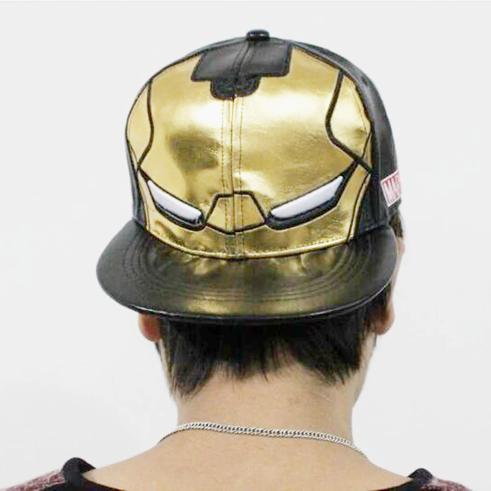 Parent-child Baseball Cap Iron Man Kids Hip Hop Cartoon Snapback Boys Girls Outdoor Sports Hiking Sun Visor Dancing Hat EP0111 (1)