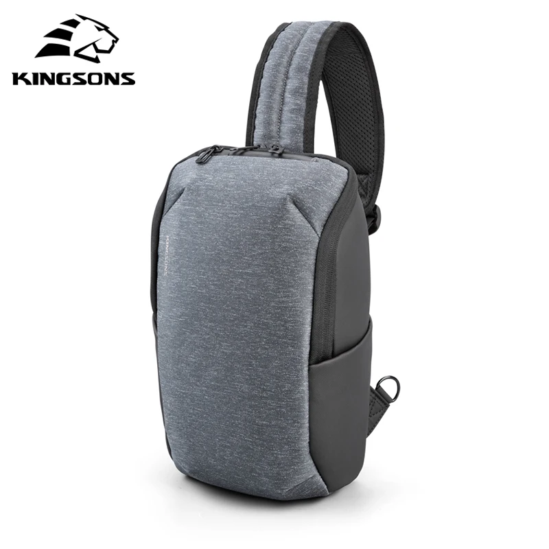 

Kingsons Crossbody Bag for IPad Pro Air 3 11 Inches Tablet Men Fatshion Chest Bag Large Capacity Waterproof 2019 New Style