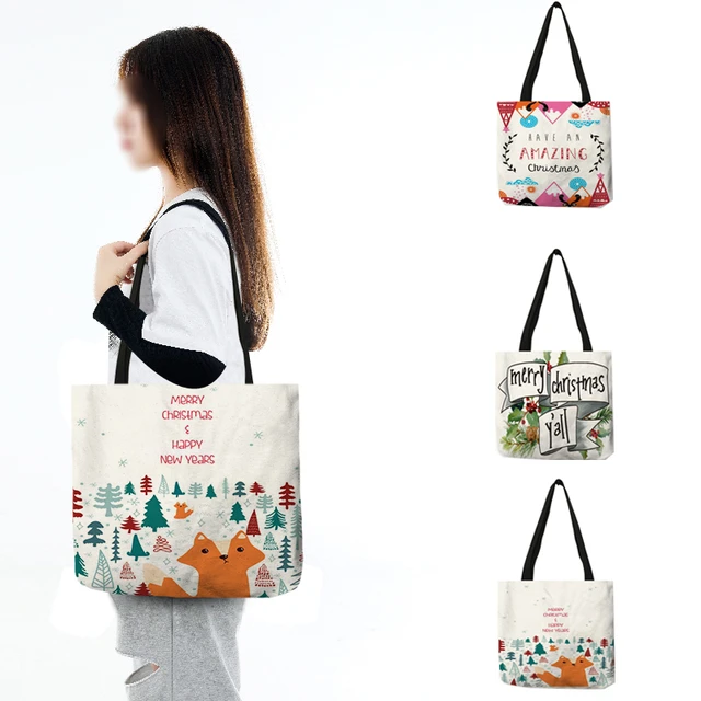 Designer Tote Bags for Women - Christmas