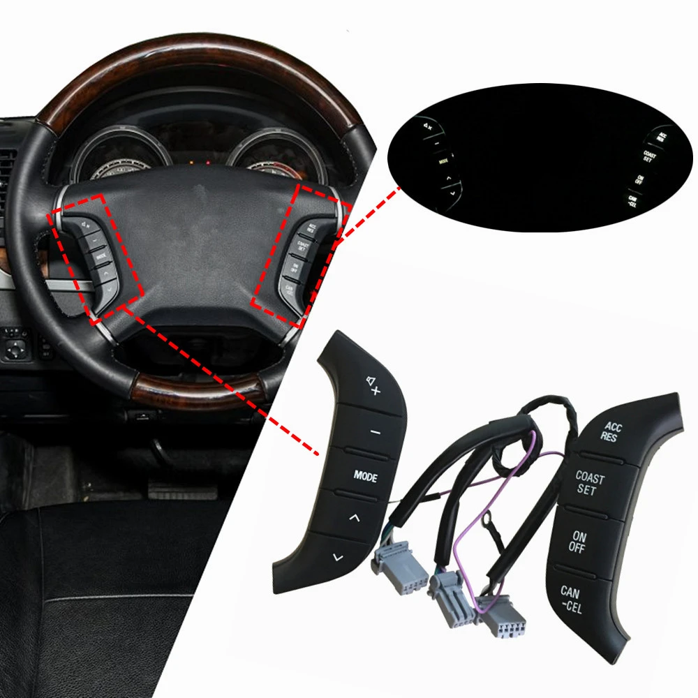 Steering Wheel Audio Control Switch Button For Mistubishi Pajero 2007