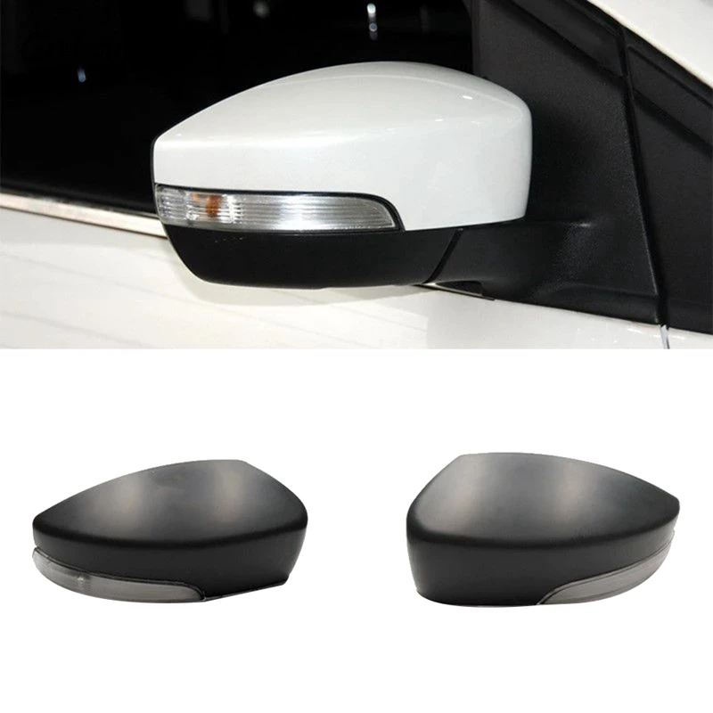 Car Rear View Mirror Cover withTurn Signal Light for Ford Escape Kuga