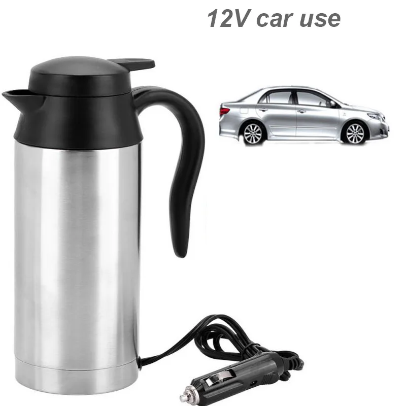12 В/24 В 750 мл Электрочайник портативная чашка для воды водонагреватель для автомобиля Автомобильный бойлер Электрический чайник - Цвет: 12V Car use