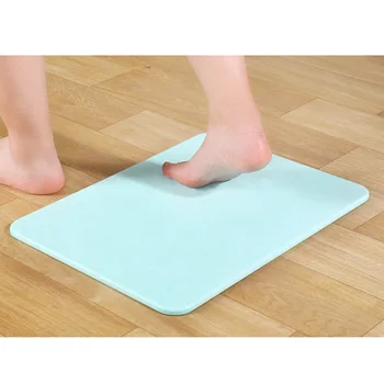 

Bathroom Quick Dry Diatomite Floor Mat Anti-slip Highly Absorbent Pad Anti-mold Kitchen Carpet Toilet Rug Hallway Porch Doormat