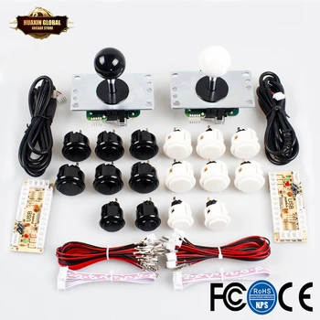 

Classic 2 Player original Sanwa 5Pin 8way Joystick Arcade Kit DIY for PC Joystick & Raspberry Pi Retro DIY Projects & Mame Jamm