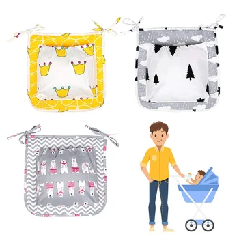 

Cute Cartoon Baby Diaper Bag Waterproof Travel Maternity Small Stroller Bags For Mommy Storage Stroller Accessories 29.5*30cm