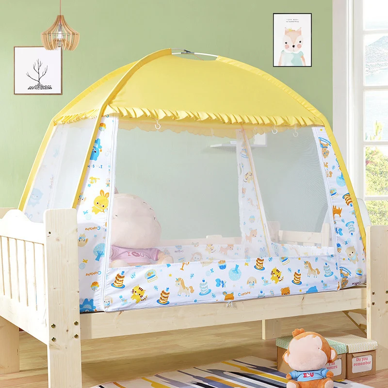 Infant Baby Bed Crib Folding Mosquito Net Netting Nursery Cot Canopy Cover 140cm 