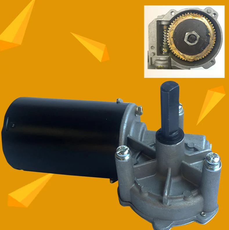 

24v/12v 80w90w100w Turbo Worm DC Reducer Copper Turbine Rolling Gate