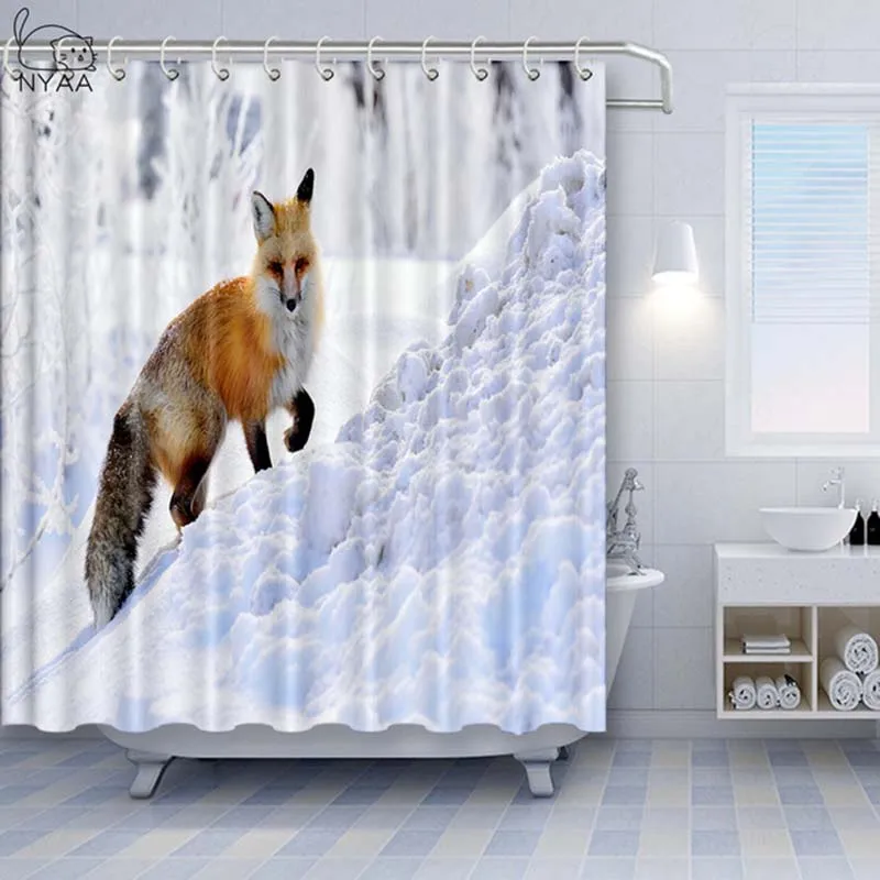 NYAA-Cute-Red-Fox-In-The-Wild-Forest-Shower-Curtain-For-Bathroom-Polyester-Fabric-Waterproof-Curtain.jpg_640x640 (6)