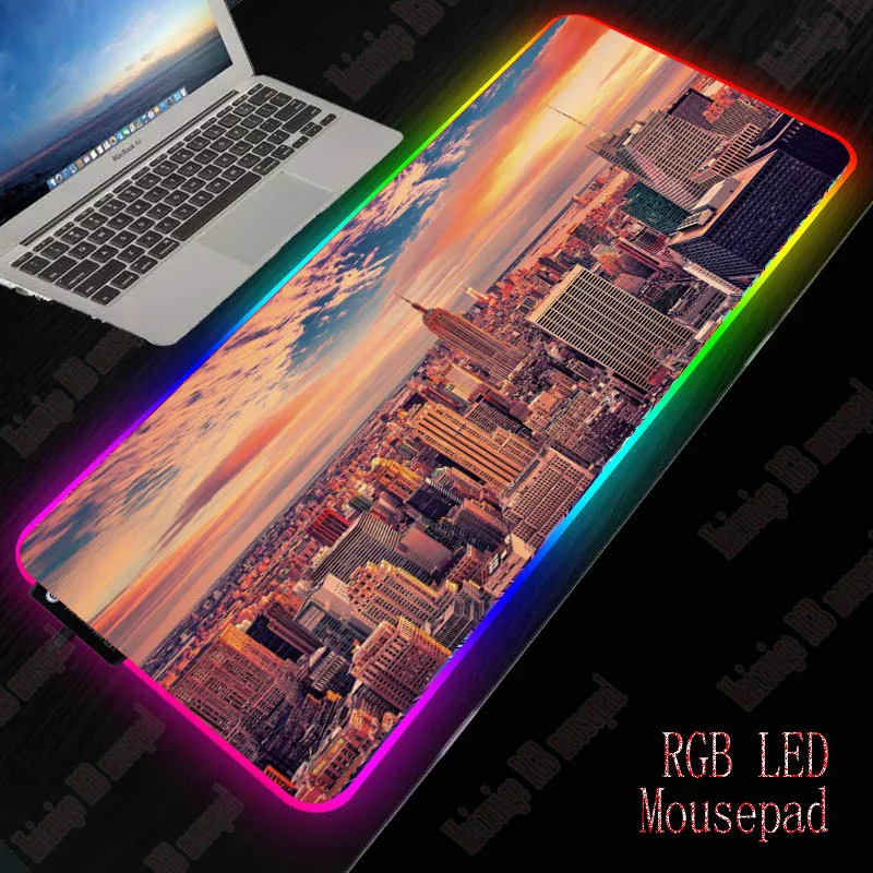 MRGBEST Государственный строительный RGB компьютерный коврик для мыши большой