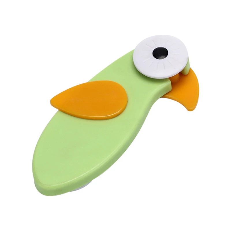 green Милый мультяшный замок с птицами для младенцев, защитный замок, защитный замок для ящика, безопасные инструменты для защиты от пережима - Цвет: green