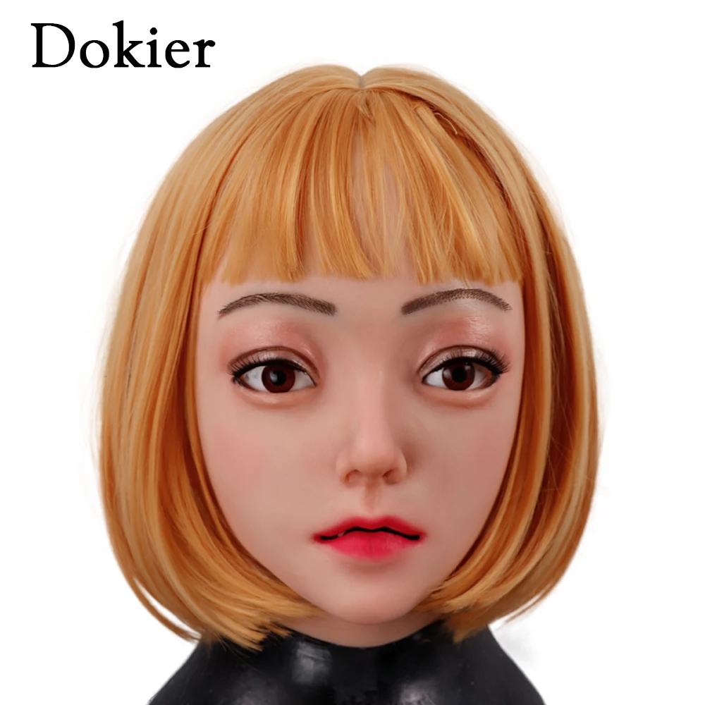 Dokier crossdresser силиконовая искусственная кожа Реалистичная маска транссексуал