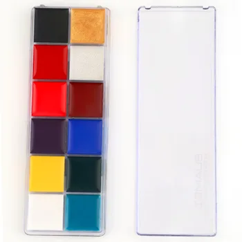 

2019NEW New Style Professional 1 Set 12 Colors Flash Tattoo Face Body Paint Oil Painting Art worldwide Sale NEW New