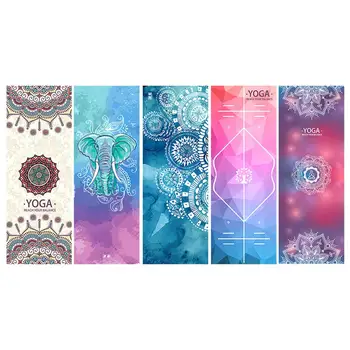 

183*65/80cm Printed Yoga Towel Microfiber Non Slip Yoga Blanket Absorbsweat Yoga Mat Cover Towel Pilates Fitness Beach Mat Towel