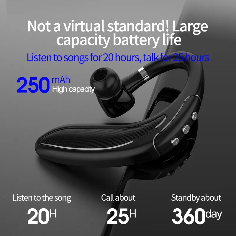 Bluetooth 5 0 наушники беспроводные Handsfree гарнитура HMB 18 для водителя спортивный