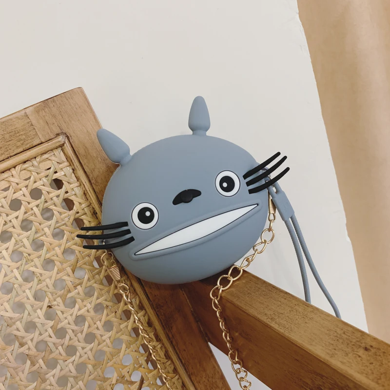 Модные женские кошельки Kawaii С мультяшным рисунком силиконовая Косметическая