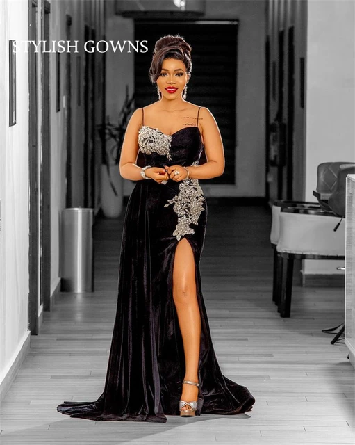 Birthday Party Gowns Beaded Formal Gown 