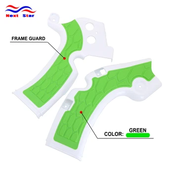 

Plastic Cover Side Frame Guard Protector For KX450F KX 450F KXF450 KX-F 450 2009 2010-2015 2016 2017 2018 KX450 KX 450 2019