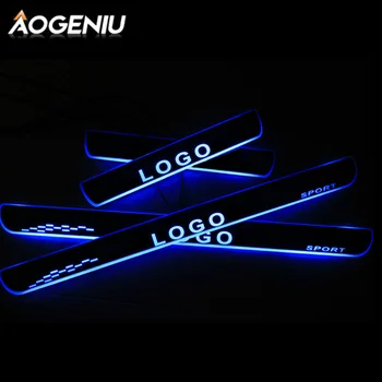 

AOGENIU LED Door Sill Welcome Pedal For Lada Toscana 2107 Oka 1111 Nova 2105 Scuff Plate Acrylic Door Sills Car Accessories