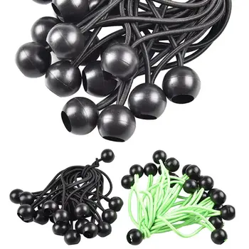 

10pcs Elastic Tarpaulin Bungee Balls Cord Tent Canopy Tarp Flag Tie Rope Fixed Outdoor Boat Accessories
