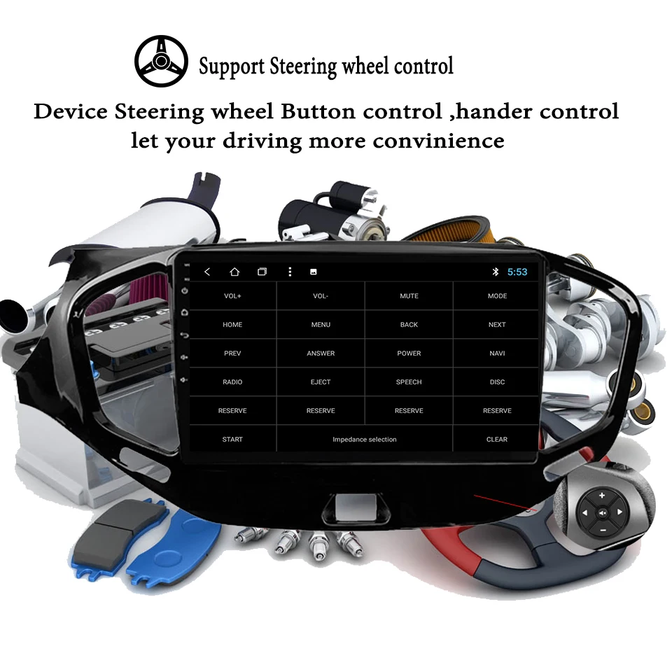 Sale Octa Core 2 Din Stereo Android 9.1 Car Radio For LADA Vesta Cross 2015 2017 2019 GPS Navigation DVD Player Bluetooth Headunit 13