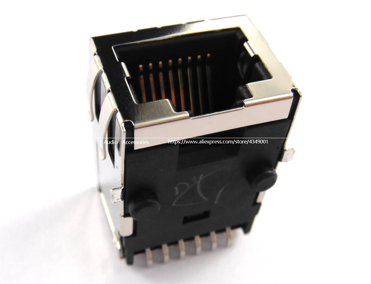 Фото 10 шт. RJ45 Ссылка Разъем Ethernet DKN1650 для P-первопроходцу CDJ900 CDJ №4