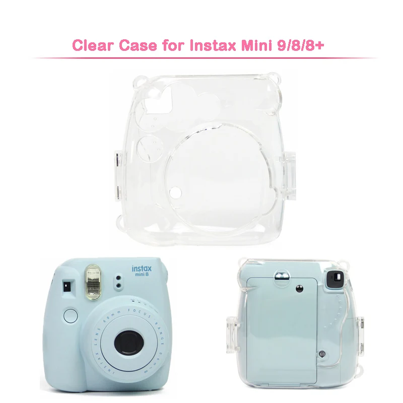 Чехол для Камеры моментальной печати Fujifilm Instax Mini, чехол из искусственной кожи с плечевым ремнем для камеры Instax Mini 9/8+/8 Polariod s