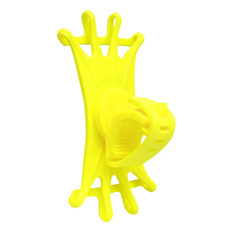 Rotating Silicone Bicycle Bike Mobile Phone Holder Motorcycle Phone Holder For iPhone 11 12 Samsung Auti-Slip Bike Stand Holder cell phone holder for desk