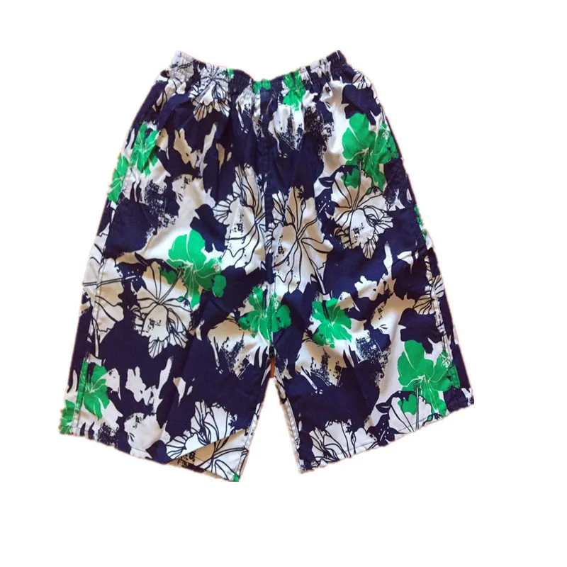 

MEN'S Beach Pants Printed Full Flower Printed Loose-Fit Casual Quick-Dry Short-Surfing Drifting Booth Goods