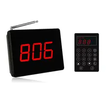 SINGCALL кухня вызова дисплей системы вызова официанта, один APE100 Многофункциональный пейджер и один маленький приемник с экраном