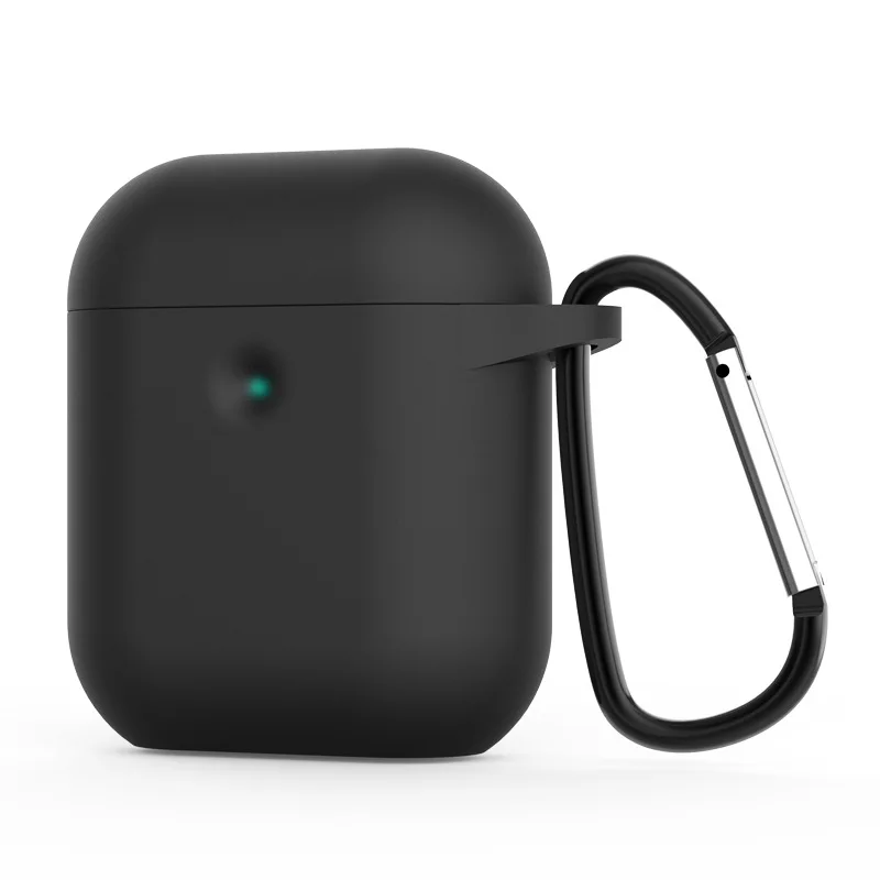 Чехол для наушников из ТПУ и волокна для Airpods 1 2 чехол бизнес Мягкий ТПУ полный защитный чехол для Airpods 2 Чехол Мягкий чехол