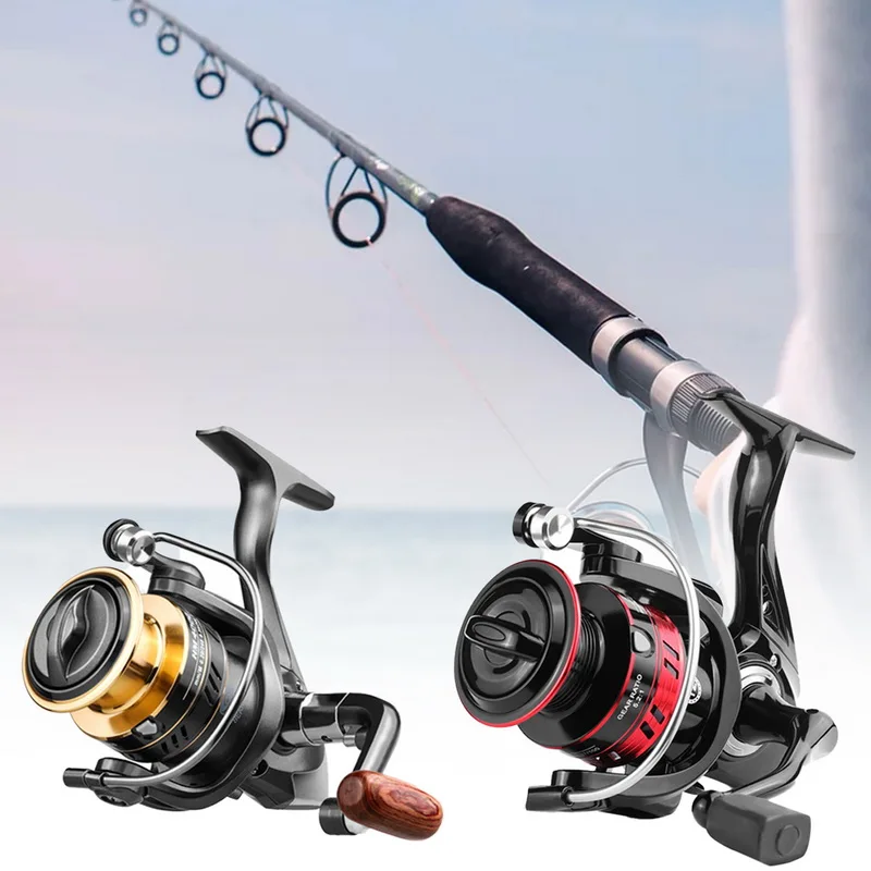 

2020 NEW Fishing Reel HD500-7000 Spinning Reel 8kg Max Drag Reel Fishing 5.2:1 High Speed Metal Spool Coil Fishing Reel