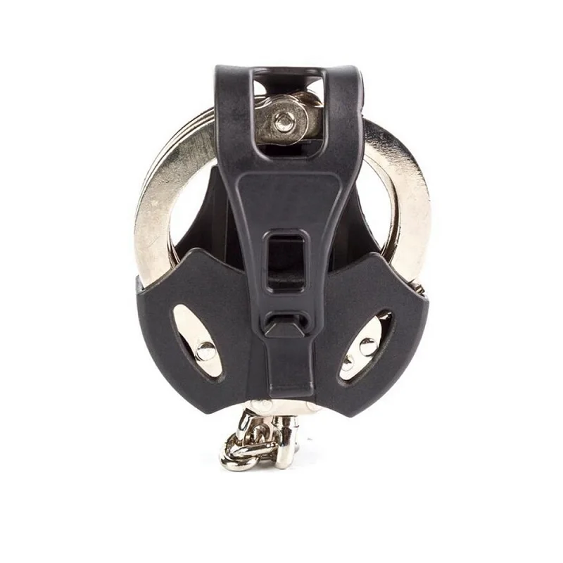 Military Open Top Police Handcuff Holder Case Fits Standard Handcuffs Shackles Cover Tool Key Waist Pouch for 5.5cm Belt