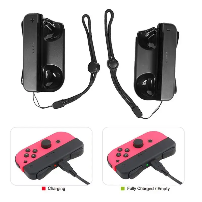 Мини зарядное устройство для NS Joy-Con геймпад Тип C зарядное устройство ручка контроллер Высокая эффективность преобразования выход эргономичный дизайн