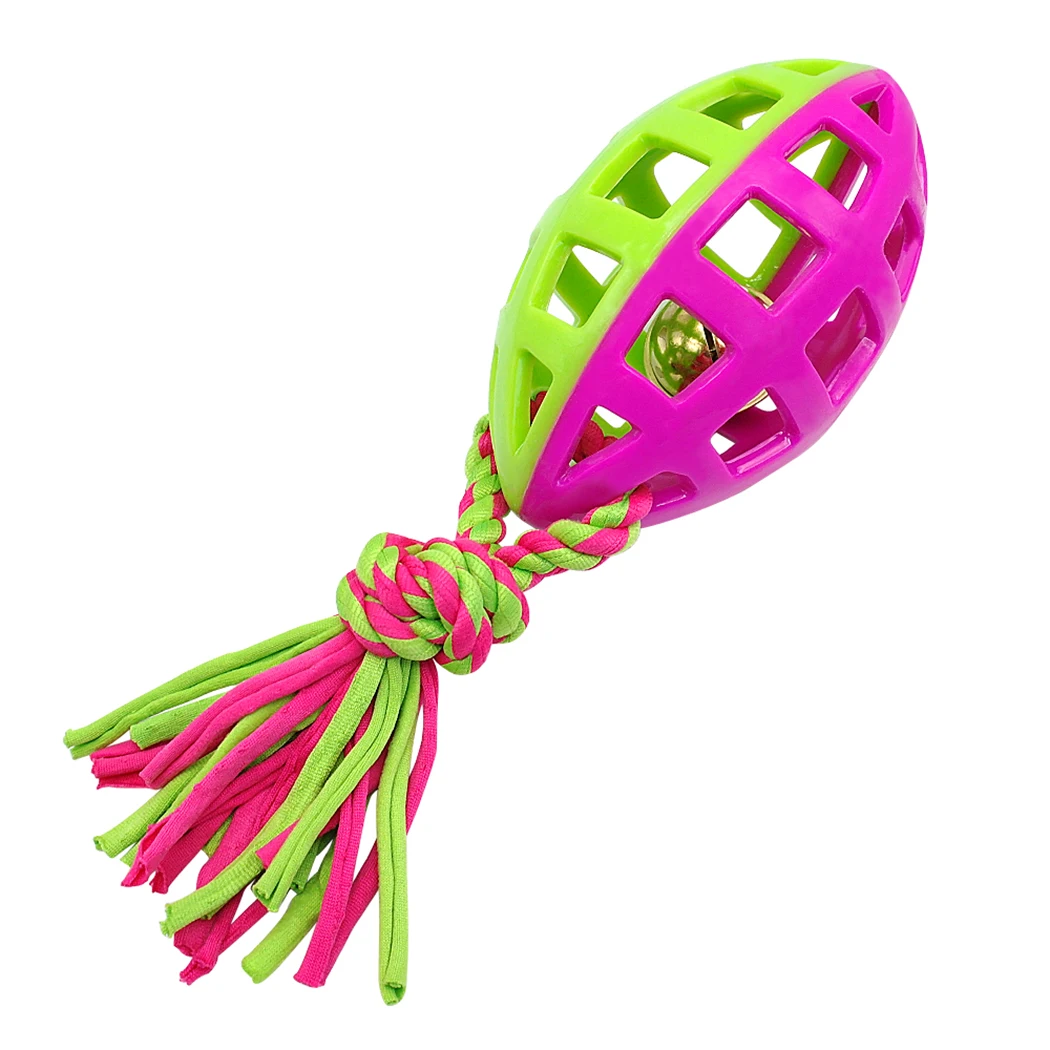 Игрушки для собак, канат, колокольчик, хлопок, жевательная игрушка для собак, мяч, игрушки для больших, маленькая собака на открытом воздухе, Обучающие зубы, чистые интерактивные питомцы, игрушки