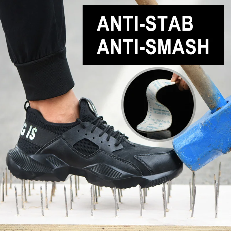 Men Work Safety Boot Non-Slip Steel Toe Air Safety Boots Puncture-Proof Work Sneakers Indestructible Safety Shoes Work Shoes Men Work Safety Boot Non-Slip Steel Toe Air Safety Boots Puncture-Proof Work Sneakers Indestructible Safety Shoes Work Shoes