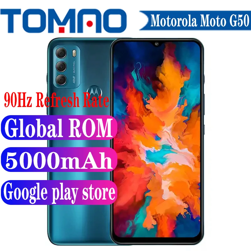 Смартфон Motorola Moto G50 телефон с экраном 6 5 дюйма процессор Snapdragon 4350 ОЗУ 8 Гб ПЗУ 128 ГБ