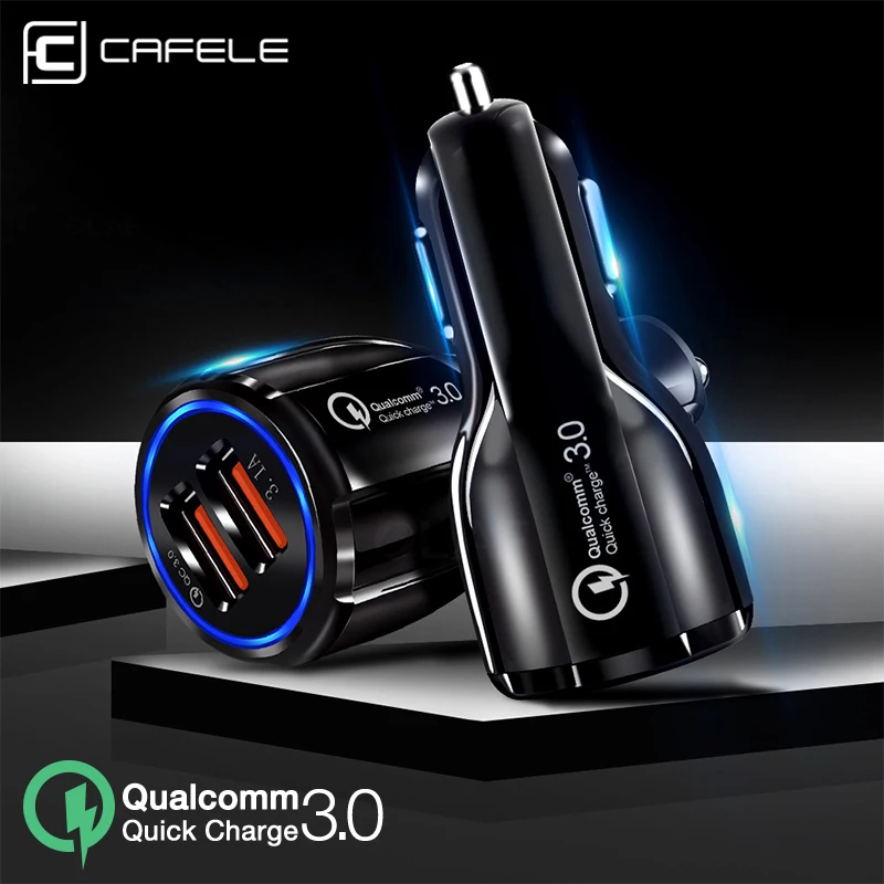 CAFELE Auto Ladegerät mit Schnell Ladung 30 Für iPhone X Xs Max USB Auto Telefon Ladegerät Für HUAW