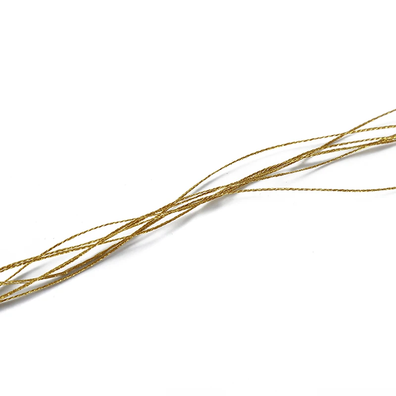 Серебряный/золотой цвет китайский узел шнур для DIY Ручная работа инструмент ручной строчки нить