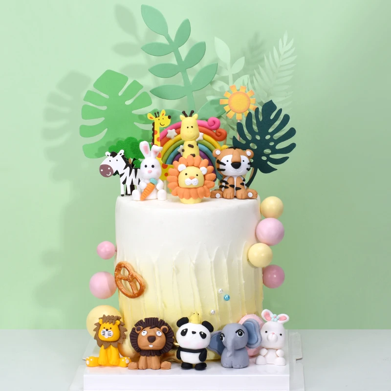 Cakelove Ins, украшение в виде льва, лягушка для детского дня, вечерние топперы для торта, свадебные декорации с днем рождения, выпечка, приятные подарки
