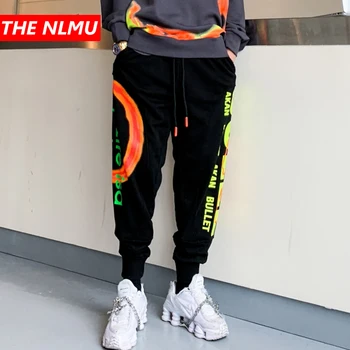

Hip Hop Joggers Pants 2020 Mens Harajuku Sweatpants Streetwear Graffiti Letter Printing Track Pants Harem Trousers WQ159